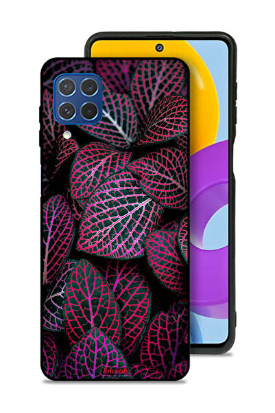 Tolwak غطاء حماية لهاتف سامسونج جالكسي M62 بنقشة أوراق سالجا