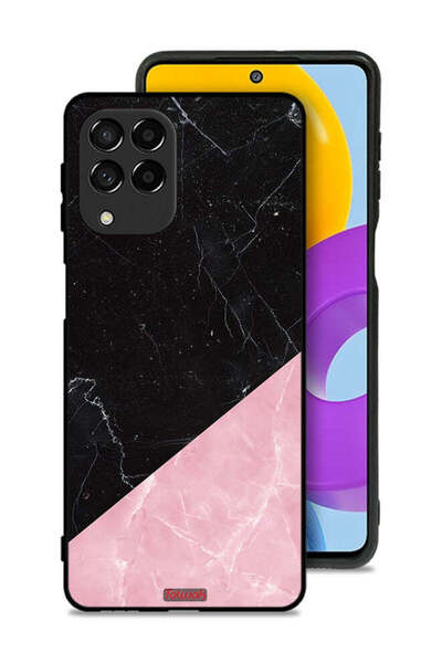 Tolwak غطاء حماية لهاتف سامسونج جالاكسي M53 بنمط رخامي