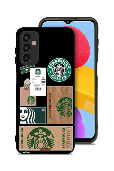 Tolwak غطاء حماية لهاتف سامسونج جالاكسي M13، ملصق ستاربكس