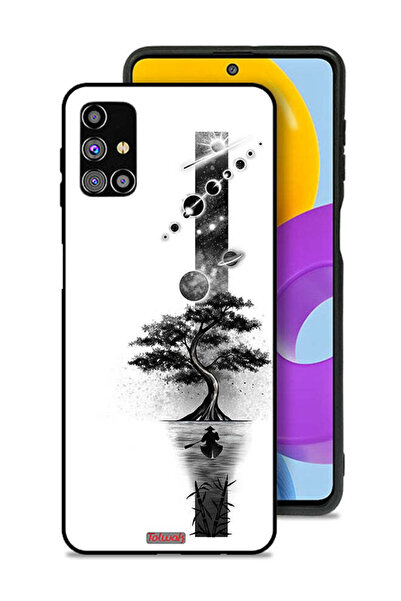 Tolwak غطاء حماية لهاتف Samsung Galaxy M31s بتصميم فن الأرض والفضاء