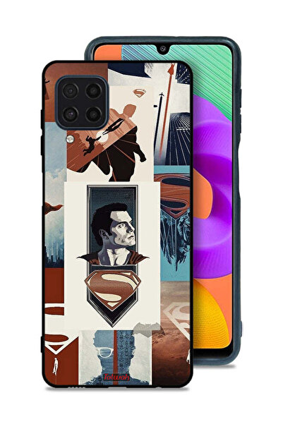 Tolwak Samsung Galaxy M22 Protective Case Cover Superman Art