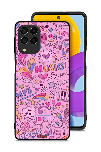 Tolwak غطاء حماية لهاتف سامسونج جالاكسي M53 - علامات موسيقية