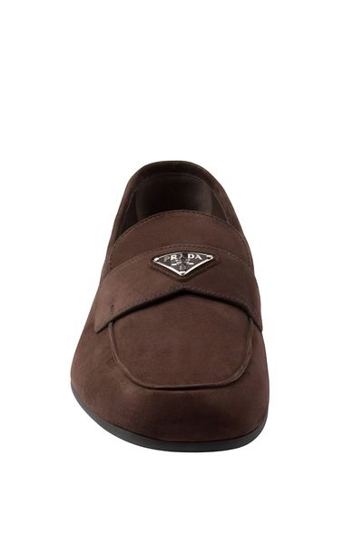 Prada Sport Brown Suede Loafers