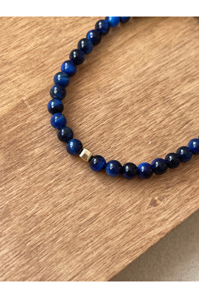 Rupen Kraft 14 Ayar Altın Küp Altın Detaylı Doğal Kaplangözü Taşlı Altın Bileklik