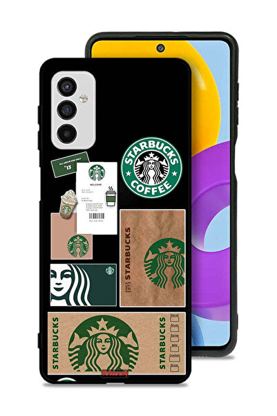 Tolwak غطاء حماية لهاتف سامسونج جالاكسي M52 5G، ملصق ستاربكس