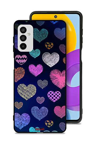 Tolwak غطاء حماية لهاتف سامسونج جالاكسي M52 5G بنقشة قلوب داجا