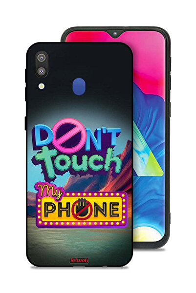 Tolwak Samsung Galaxy M20 Protective Case Cover Do Not Touch My Phone