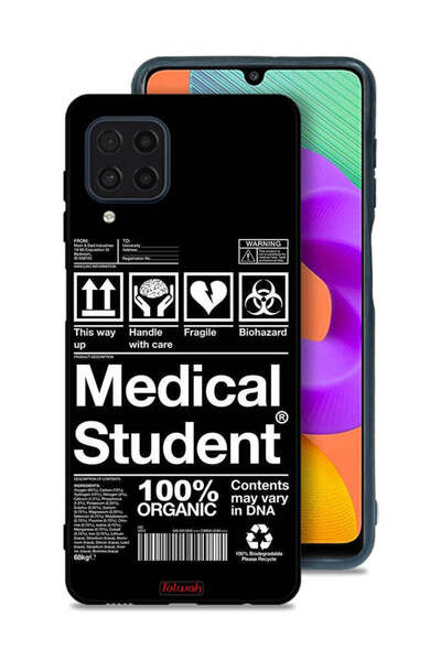 Tolwak غطاء حماية لهاتف سامسونج جالاكسي F22، ملصق طالب الطب