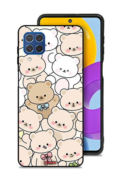 Tolwak غطاء حماية لهاتف سامسونج جالكسي M62 بنقشة الدببة