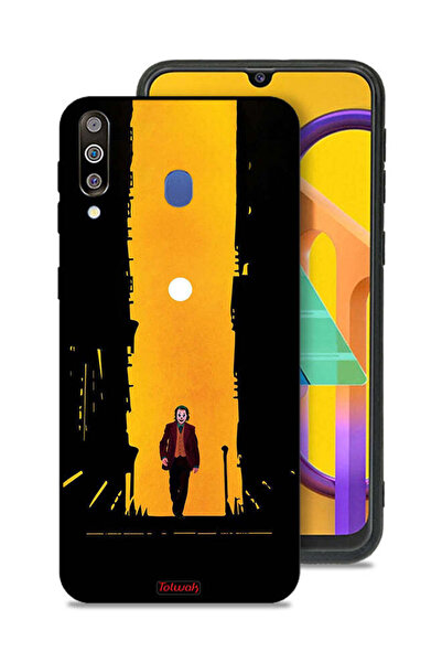 Tolwak غطاء حماية لهاتف Samsung Galaxy M30 بتصميم جوكر، عمل فني رقمي تجريدي