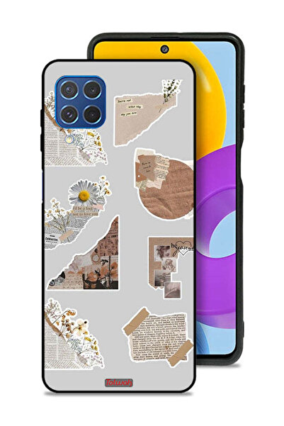 Tolwak غطاء حماية لهاتف سامسونج جالكسي M62 بقطع من الملصقات الورقية