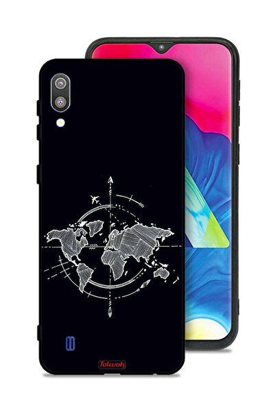 Tolwak غطاء حماية لهاتف سامسونج جالاكسي M10 بتصميم فن البوصلة