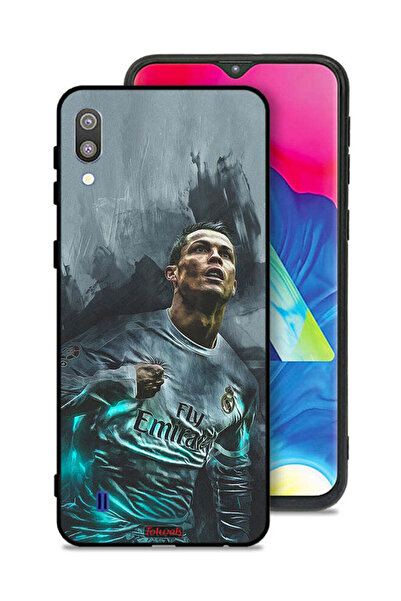 Tolwak غطاء حماية لهاتف سامسونج جالاكسي M10 برسومات كريستيانو رونالدو
