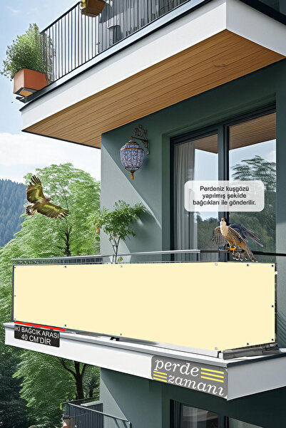 ViVeri (Kuşgözlü)Balkon Demiri Perdesi Korkuluk Perdesi Her Ölçüde Boy X En