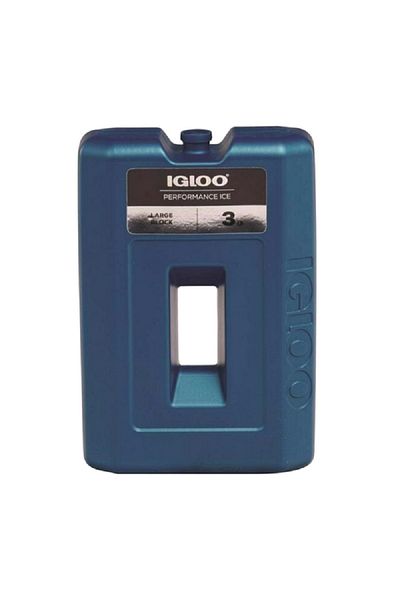 IGLOO Non-Toxic Gel Re-Freezable Large Ice Block Blue 3pound