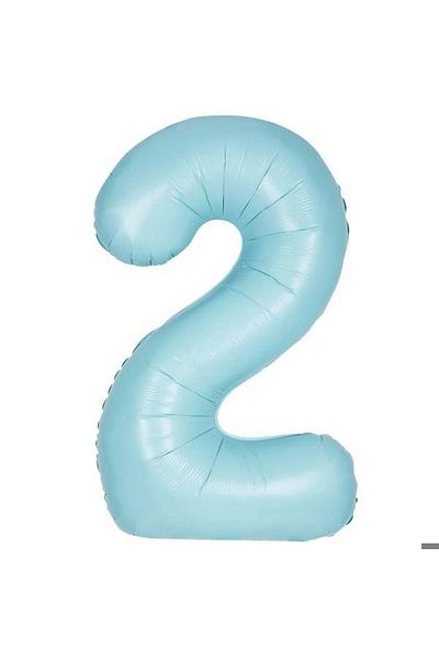 Mini Parti Mini Party Store Foil Retro Blue Color Balloon 40 cm