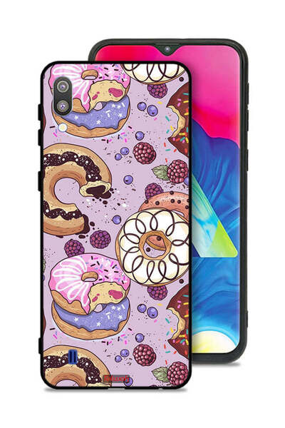 Tolwak غطاء حماية لهاتف سامسونج جالكسي M10 برسومات دوناتس آرت