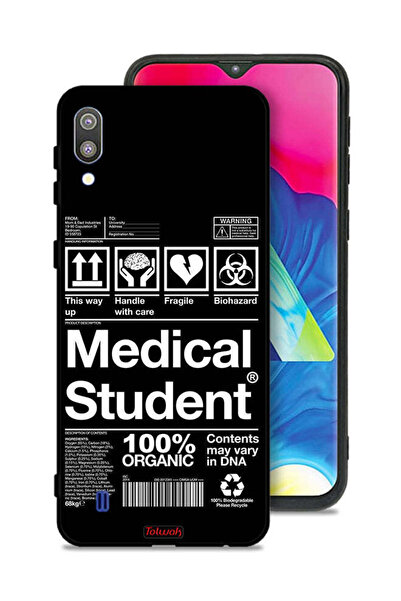 Tolwak غطاء حماية لهاتف سامسونج جالاكسي M10، ملصق طالب الطب