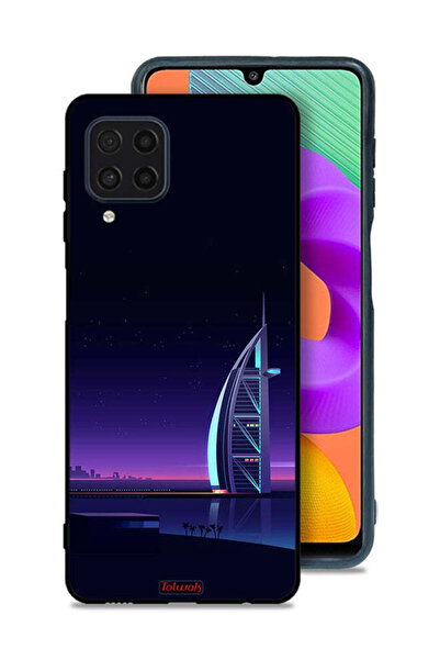 Tolwak Samsung Galaxy M22 Protective Case Cover Burj Arab Digital Art