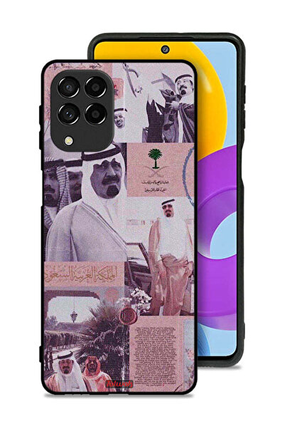 Tolwak غطاء حماية لهاتف سامسونج جالكسي M53، ملصق الملك عبد الله العتيق
