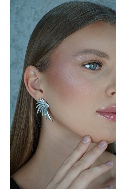 TRENDTAKI Gold Wing Gold Plated Earrings 0302