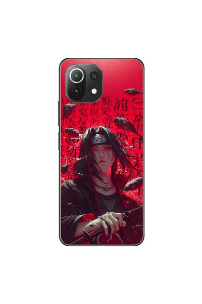 Dali Design حافظة شفافة متوافقة مع هاتف Xiaomi Mi 11 Lite بتصميم ناروتو ايتاشي