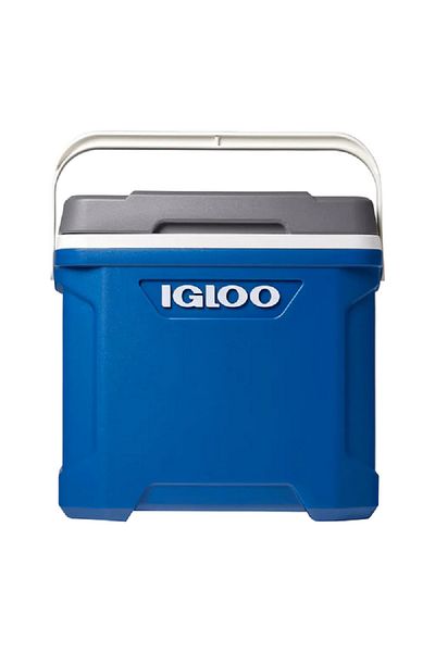 IGLOO Latitude Premium Polyurethane Ice Chest Indigo Blue and Grey 28 Liter