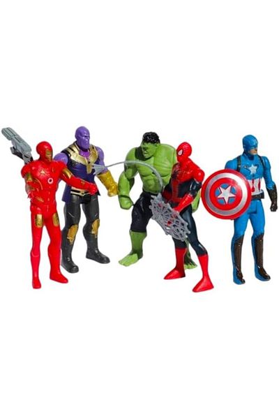 Toybox Toy Box Superhero Characters Set - 10 Collectible Pieces