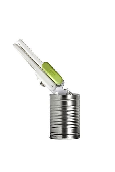 JOSEPH Pivot 3-In-1 BPA-Free Manual Can Opener White and Green
