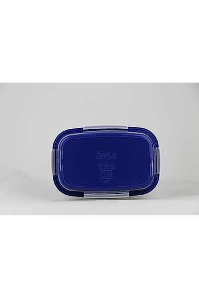 SUNCE Paw Patrol Roll into Rescue 4-Clip Closure Lunch Box Blue and White