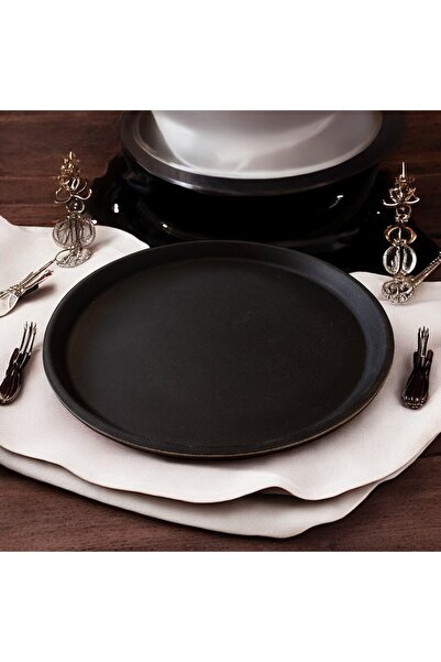 BARITCIOGLU Round Non-Slip Tray Presentation Tray 27.5 cm