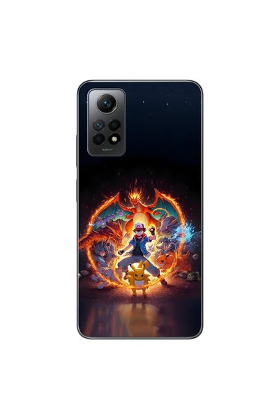Dali Design Xiaomi Redmi Note 12 Pro Compatible Transparent Case Pokemon 3 De...