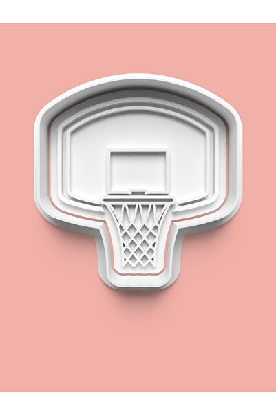 AKTASTORE قالب كوكيز سلة كرة السلة وقالب عجينة السكر