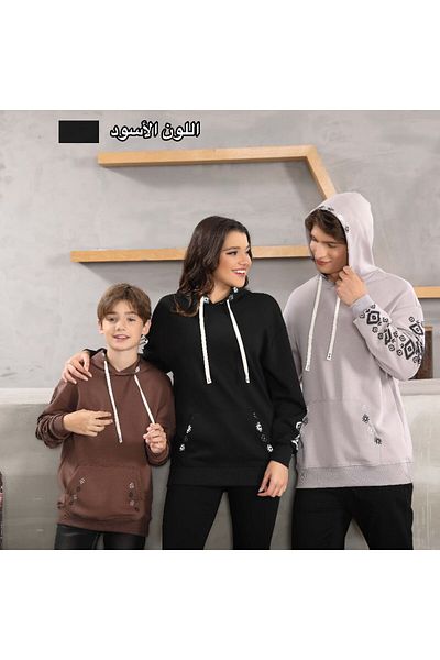 ALANAQA Unisex Oversized Hoodie Winter Pullover