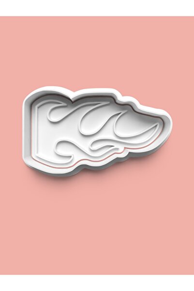 AKTASTORE قالب كوكيز اللهب وقالب عجينة السكر