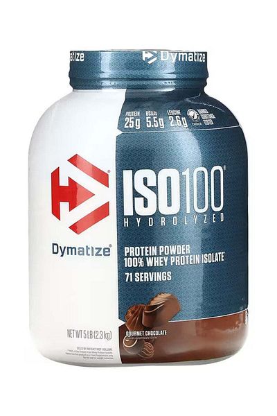 Dymatize Iso 100 Gourmet Chocolate 5 Lb. 2.3 Kg 71 Servings