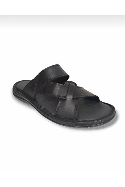 Brs Genuine Leather Soft Sole Men's Sandals