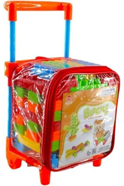 Toybox حقيبة ظهر مكعبات البناء للأطفال