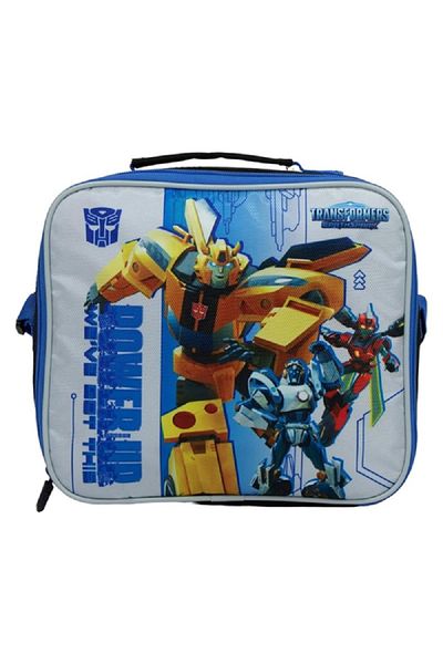 SUNCE Transformers Earthspark Insulated Zipper Closure Lunch Tote Multicolor