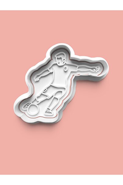 AKTASTORE قالب كوكيز لاعب كرة القدم وقالب عجينة السكر