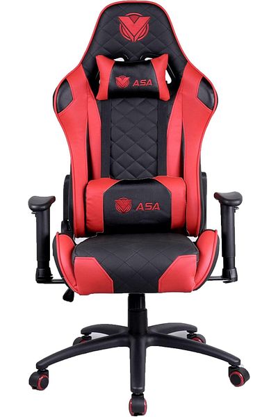 AZAF ASA Diamond Gaming Chair (Black & Red)