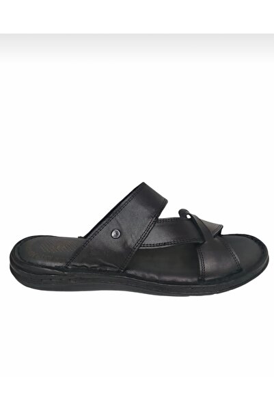 Brs Genuine Leather Soft Sole Men's Sandals
