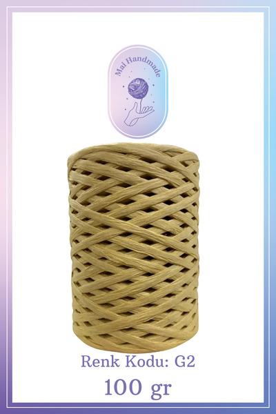 Mai Handmade Hobby ve Örgü Evi Doğal Kağıt Rafya İp Craft, Ambalaj, Çiçek & H...