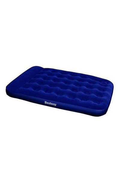 BESTWAY Inflatable Air Mattress - Large Velvet-Surface Air Bed