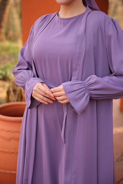Nissra Ankanoor Double Abaya Set Anka25Zv29