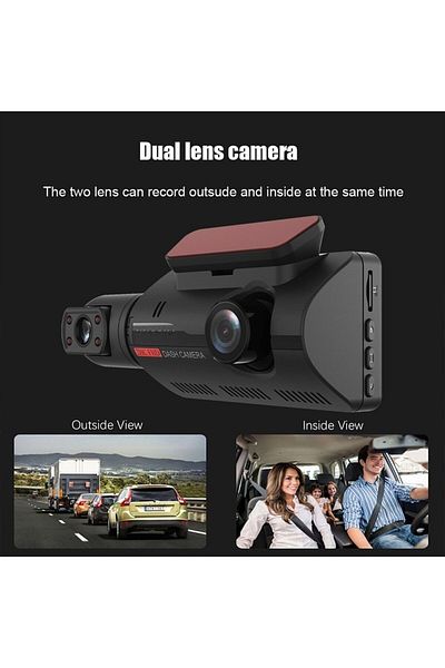 Singlait Car camera Singlait DVR AGXX01-75, 1296p, 3", wide angle, night vision, G-sensor, parking