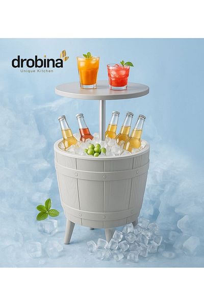 drobina Dropina table with icebox