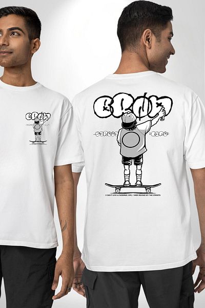 Angemiel Non-Real Magic Solutions Magic and Belief White Oversize Women Men Front and Back Printed T-Shirt