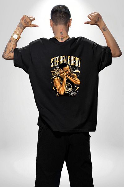 Angemiel Basketball Legend King of Basketball Black Oversize Women Men Front and Back Printed T-Shirt