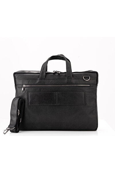 duarte deri Duarte Hakiki Deri Siyah Evrak Ve Laptop Çanta